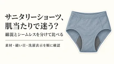 綿混とシームレスのサニタリーショーツ人気ランキング｜肌当たりと洗濯のしやすさで比較